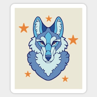 Wolf Portrait Sticker